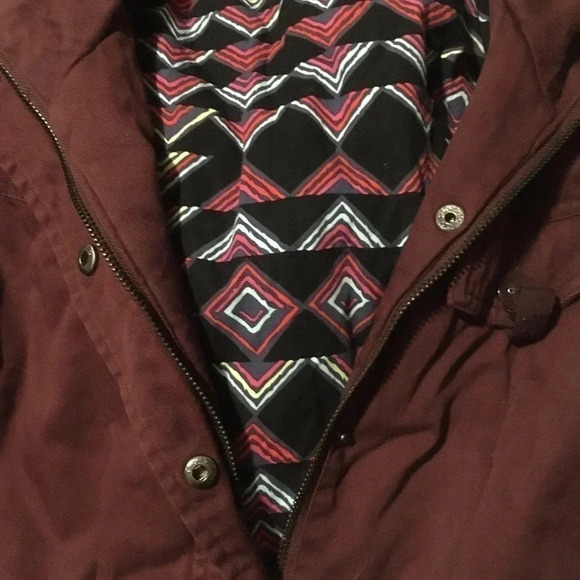 Burgundy Utility Jacket - Picture 7 of 14